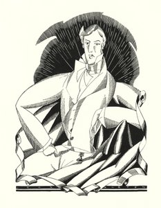 Ilustração para Don Juan por Lord Byron (lito) de John Austen