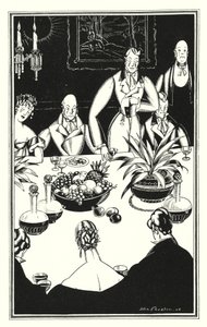 Ilustração para Don Juan de Lord Byron: A hora mais sombria, que surge dos tristes vinte e quatro (litho)
