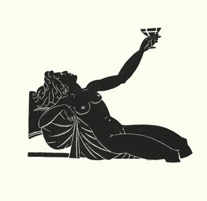 Ilustração para Madame Bovary por Gustave Flaubert (lito) de John Austen