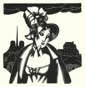 Ilustração para Madame Bovary de Gustave Flaubert (litho) de John Austen