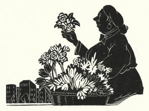 Ilustração para Madame Bovary por Gustave Flaubert (lito) de John Austen