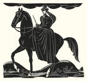 Ilustração para Madame Bovary por Gustave Flaubert (lito) de John Austen