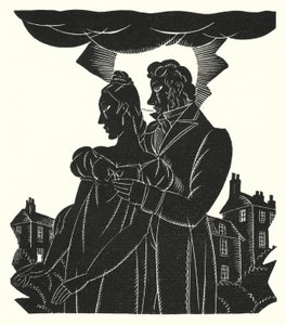 Ilustração para Madame Bovary por Gustave Flaubert (lito) de John Austen