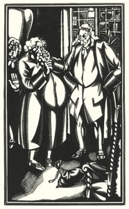Ilustração para Tristram Shandy por Laurence Sterne (lito) de John Austen