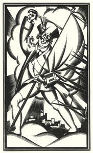 Ilustração para Tristram Shandy por Laurence Sterne (litho) de John Austen