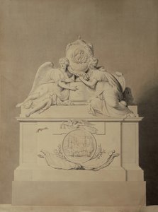 Projeto para o Monumento aos Capitães Harvey e Hutt na Abadia de Westminster, c.1804