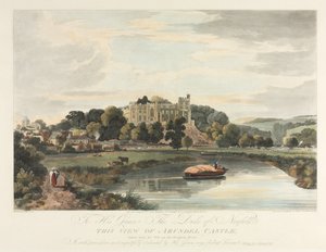 Esta Vista do Castelo de Arundel, 1819. de John Baily