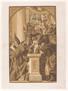 familia sagrada Obras de arte de mestres venezianos (título da série) Opera selectora (título da série) de John Baptist Jackson