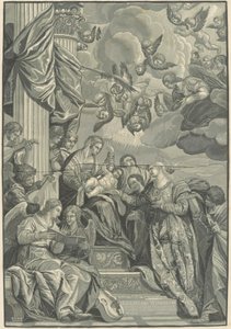 Casamento Místico de Santa Catarina de John Baptist Jackson