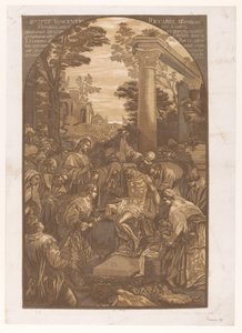 Ressurreição de Lázaro Obras de arte de mestres venezianos (título da série) Opera selectora (título da série) de John Baptist Jackson