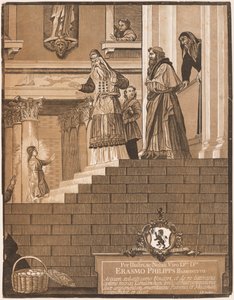 Apresentação da Virgem no Templo, depois de Ticiano (folha direita) de John Baptist Jackson