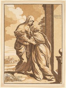 A Visitação de John Baptist Jackson, after Annibale Carracci