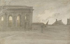 Colégio Pembroke. Oxon., 9 de Novembro de 1786 de John Baptist Malchair