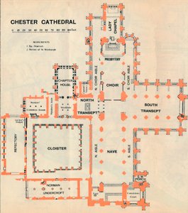 Catedral de Chester, século XX de John Bartholomew