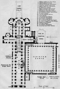 Catedral de Norwich, século c20