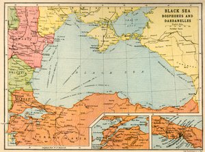 Mar Negro: Bósforo e Dardanelos, c1914, c1920.