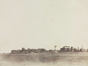 Vista de Luxor, 1854.