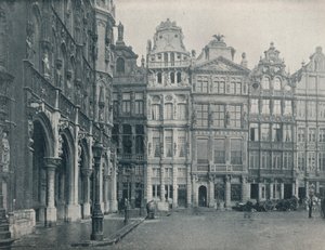 Um canto da Grand Place, Bruxelas, Bélgica, c1900 1914-1915