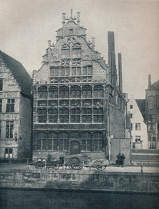 Salão da guilda dos Watermen, Ghent, Bélgica, c1900 1914-1915.