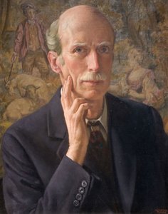Autorretrato, 1942. de John Bernard Munns