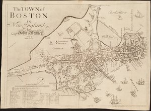 A cidade de Boston em Nova Inglaterra de John Bonner