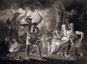 Macbeth, as Três Bruxas e Hécate, 1805