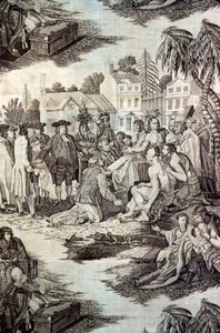 Tratado de William Penn com os índios (Tecido para mobiliário) de John Boydell