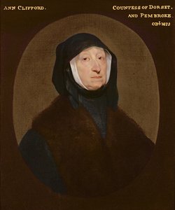 Lady Ann Clifford, condessa de Dorset e Pembroke (d.1675) de John Bracken