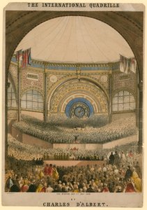 A Quadrilha Internacional de Charles D&39;Albert, dia de abertura, 1 de maio de 1862