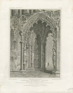 Catedral de Lichfield - entrada oeste: gravura, nº [c 1820]