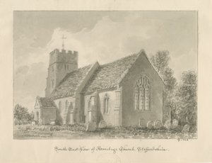 Igreja de Armitage: desenho sépia de John Buckler