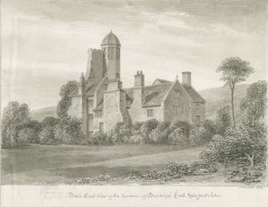 Bidduph Hall (antigo): desenho em sépia de John Buckler