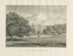 Blithfield - Reitoria: desenho sépia de John Buckler