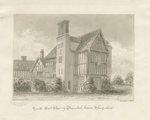 Casa Boscobel: lavagem sépia de John Buckler