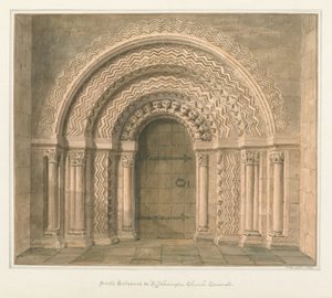 Cornualha - Igreja de Kilkhampton de John Buckler