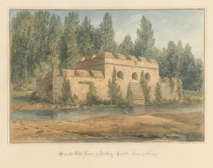 Hampshire - Castelo de Netley, 1828 de John Buckler