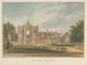 Nottinghamshire - Priorado de Newsted, 1826 de John Buckler