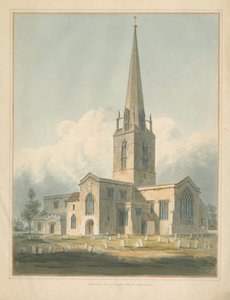 Oxfordshire - Igreja Bampton, 1802 de John Buckler