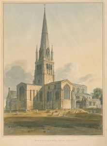 Oxfordshire - Igreja Witney, 1802 de John Buckler