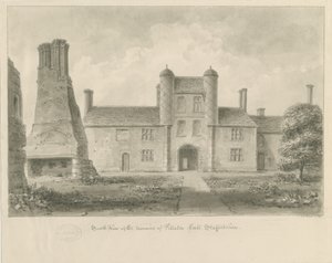 Pillaton Hall: desenho sépia de John Buckler