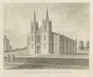 Igreja da Pedra [Nova]: desenho sépia de John Buckler