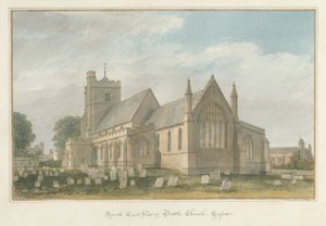 Sussex - Igreja da Batalha, 1824 de John Buckler