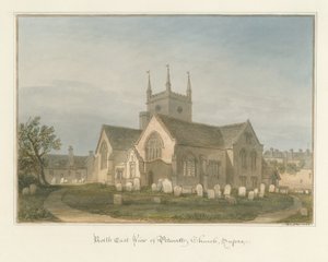 Sussex - Igreja Petworth, 1825 de John Buckler
