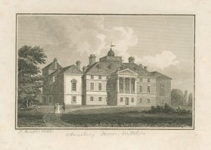 Wiltshire - Amesbury House: gravura de John Buckler