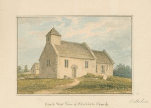 Wiltshire - Igreja de Chicklade, 1817 de John Buckler