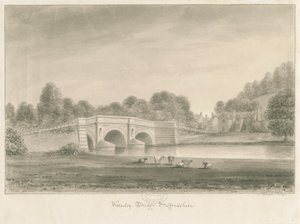 Ponte Wolseley: desenho sépia de John Buckler