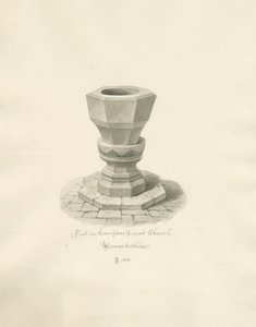 Worcestershire - Igreja Hampton Lovett - Fonte: desenho em sépia de John Buckler