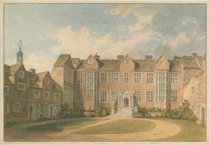 Yorkshire - York - Interior da casa de Heslington, 1818 de John Buckler