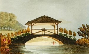Uma ponte rústica, do Ackermann
