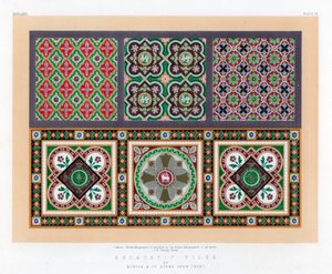 Azulejos Encaustic, século XIX.